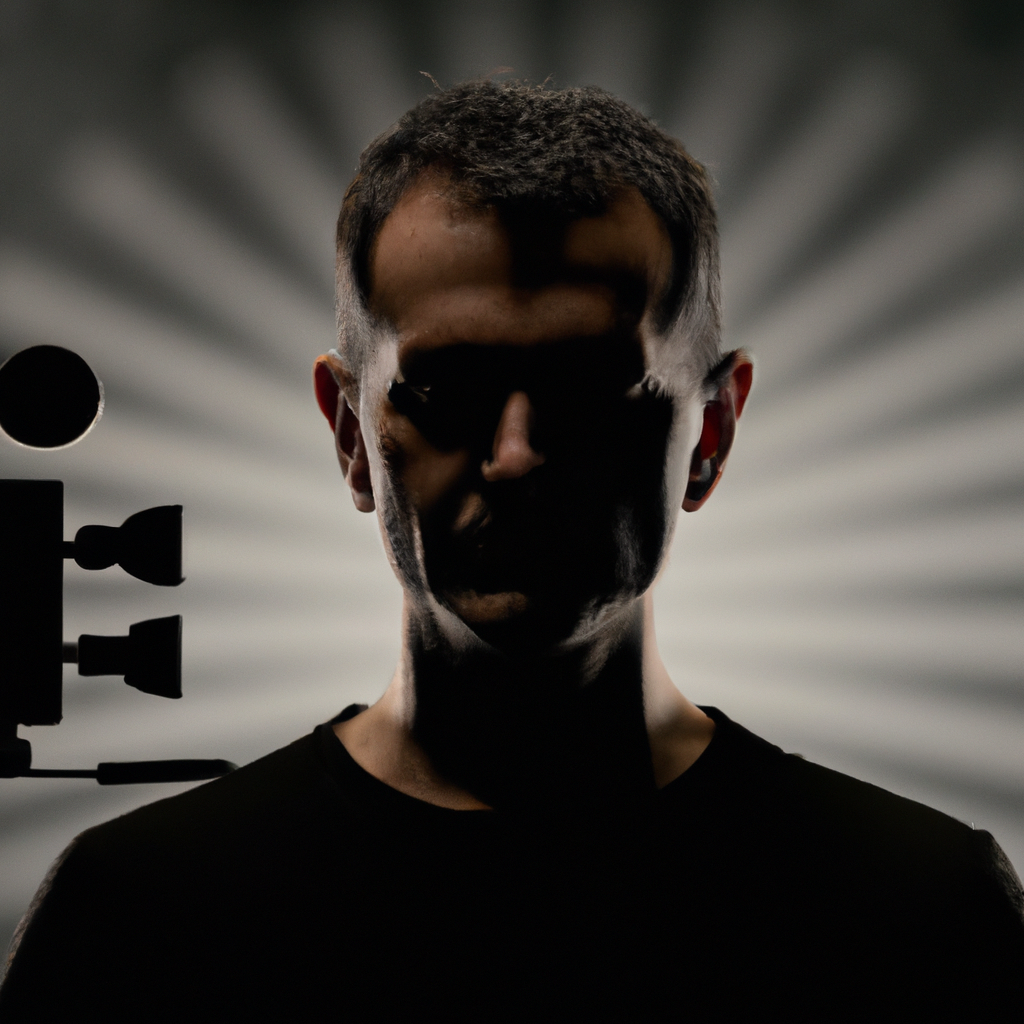 AI-generated portrait of a creative director with calm, soft side light